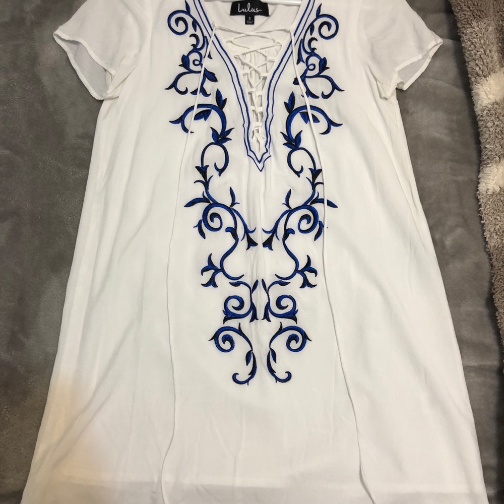 Lulus mini shift dress size S